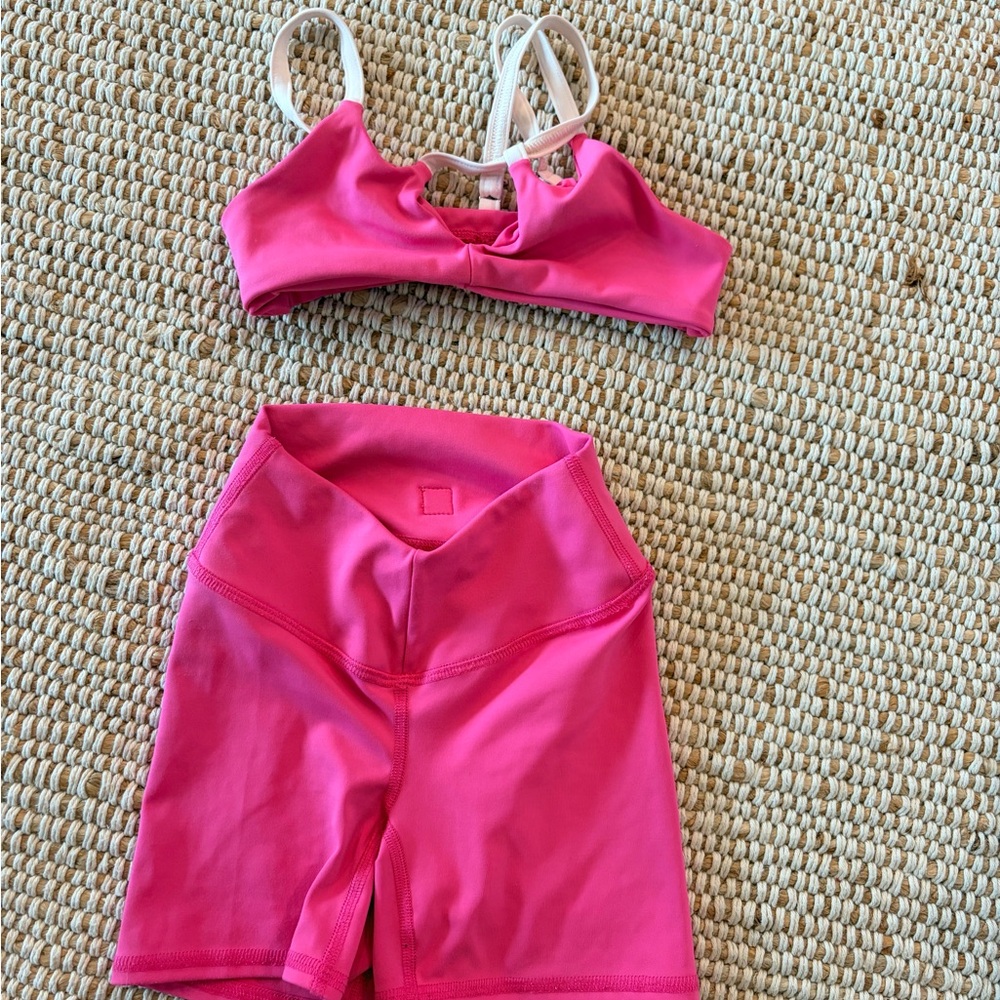 Five the label girls dancewear pinky promise set youth large